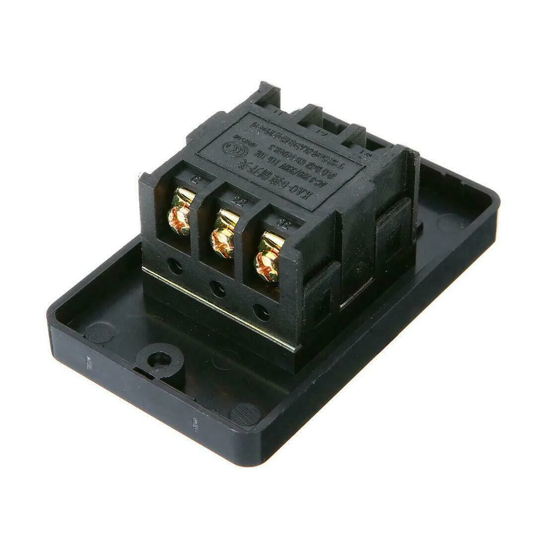 

8.9 X 5.5 X 5cm Machine Drilling Switch AC 220V/380V Drill ON/OFF Plastic Press