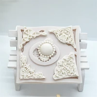 silicone fondant mold new european retro relief resin kitchen accessories sugarcraft pastry cake decorating