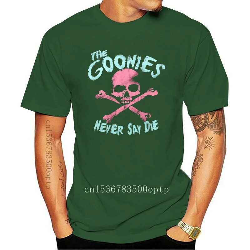 

New Cheap Funny T Shirts Men Short Sleeve The Goonies Skull Short Crew Neck T Shirts