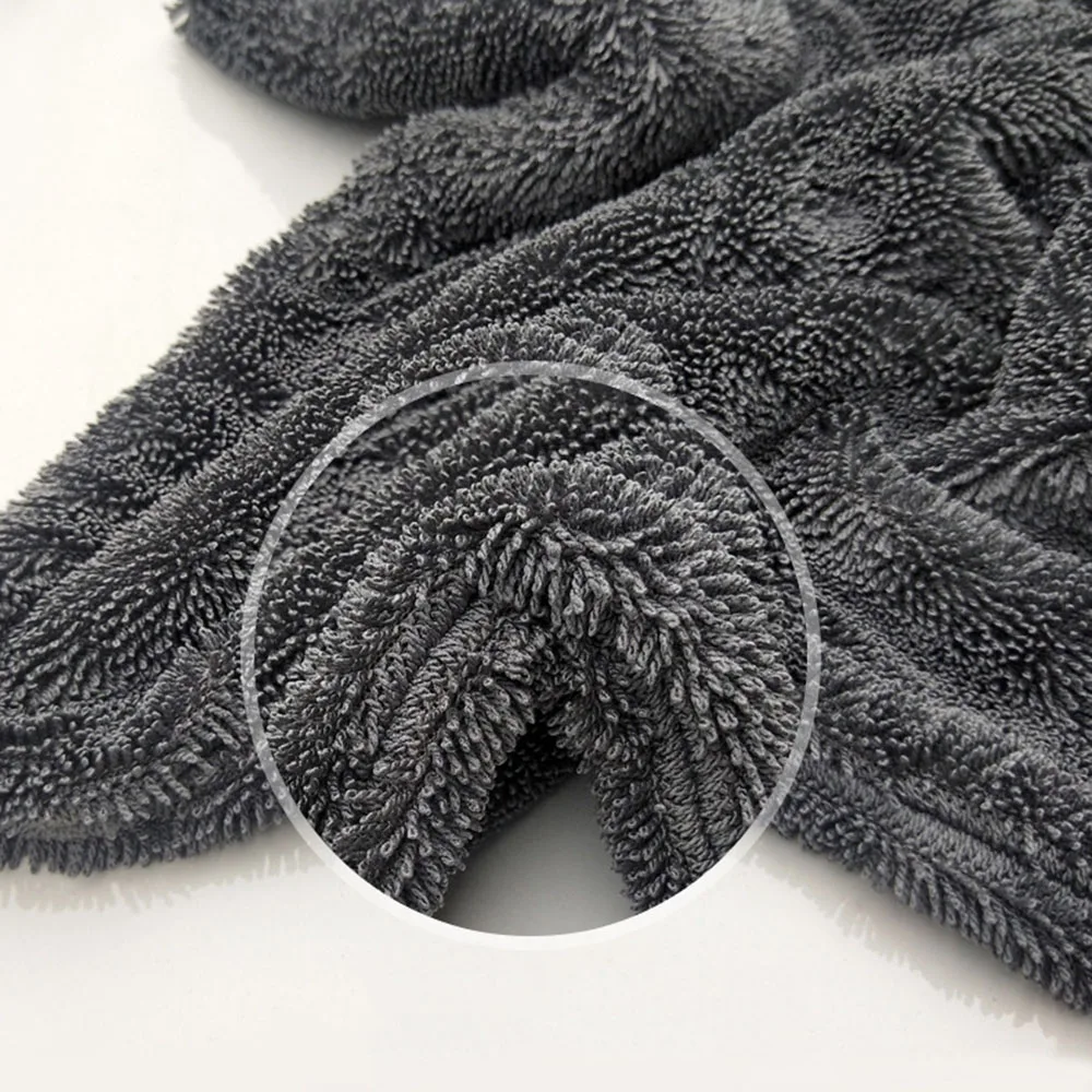 Двухстороннее твист полотенце из микрофибры профессиональное сверхмягкое для
