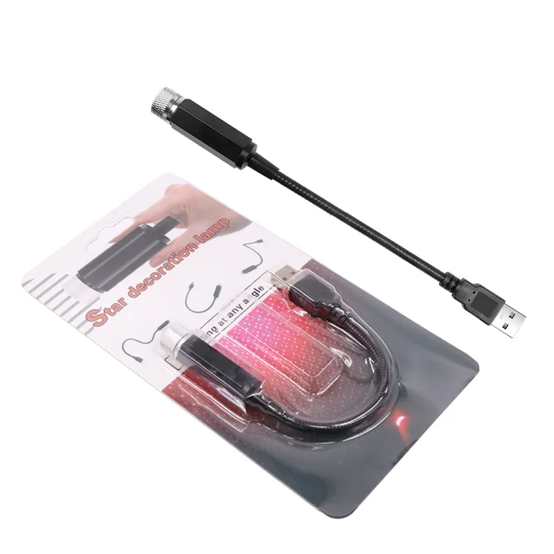 

Luminous Roof Lights For Car Usb Led Ceiling Projection Adjustable Mini Atmospheres Star Night Projector Подсветка Салона Авто
