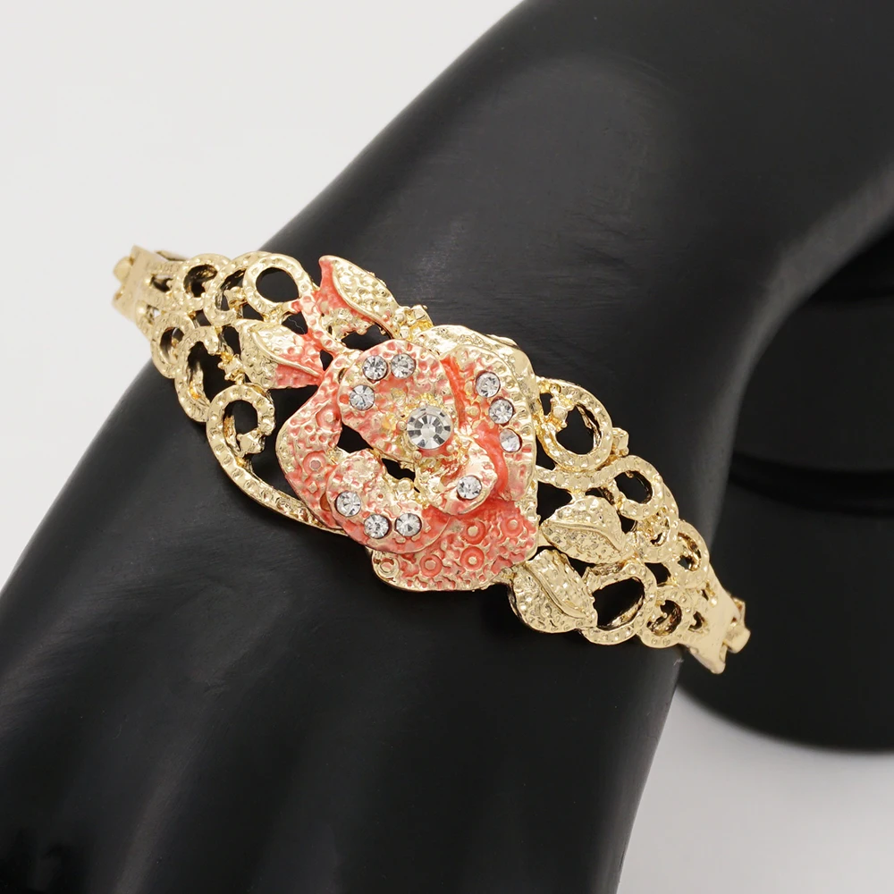 Fashion Jewelry Sets Nigeria Dubai Gold for Women Africa Bead Bridal Yellow Set Wedding Gifts | Украшения и аксессуары