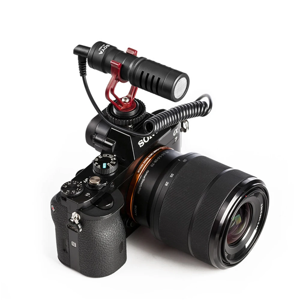 Кардиоидный микрофон BOYA MM1 для смартфонов iPhone Android Canon Nikon Sony | Электроника
