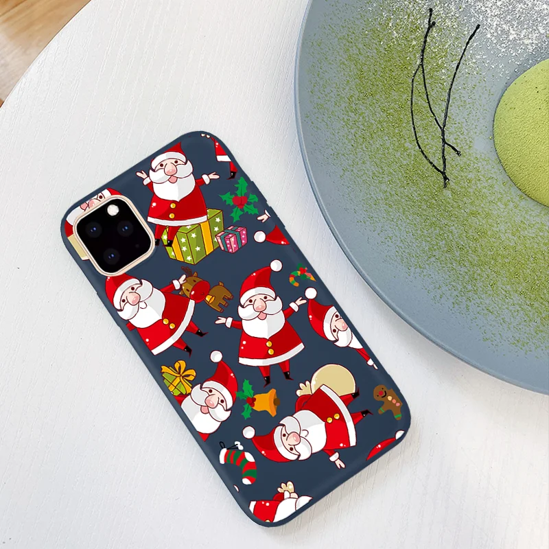 Милый чехол с рождественским лосем для iPhone 11 pro max 7 8 6 6s plus xs xr x крутой силиконовый