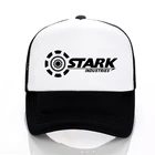 Бейсболка в стиле Тони Железный человек Старк индастринз, летняя брендовая хлопковая бейсболка с сеткой, крутая Кепка для фитнеса, Повседневная Регулируемая Бейсболка унисекс