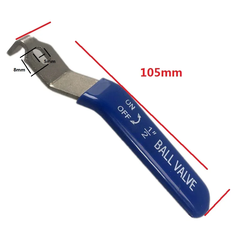 Шток шарового клапана для водопровода из нержавеющей стали &quot 3&quot Синяя