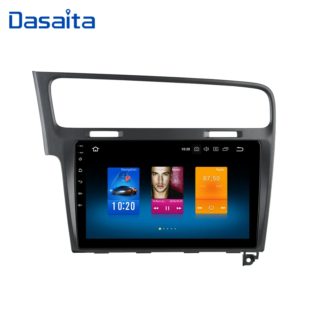 Dasaita 10," Android 9,0 автомобиля gps радио плеер для VW Golf 7 2013 с Octa Core 4 Гб+ 32 ГБ стерео Мультимедиа