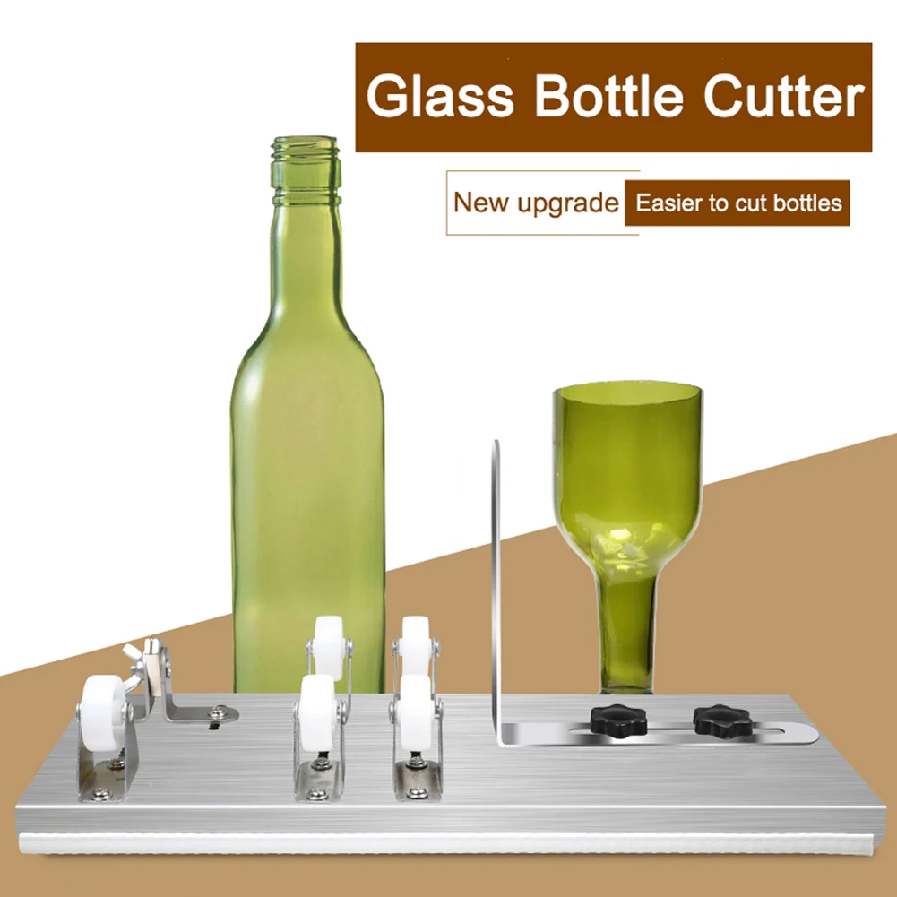 Резак для стеклянных бутылок режущий станок резки вина пива лампань с перчатками