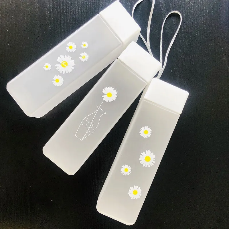 Прозрачные летние в виде небольшой ромашки пластиковая водная напольная чашка