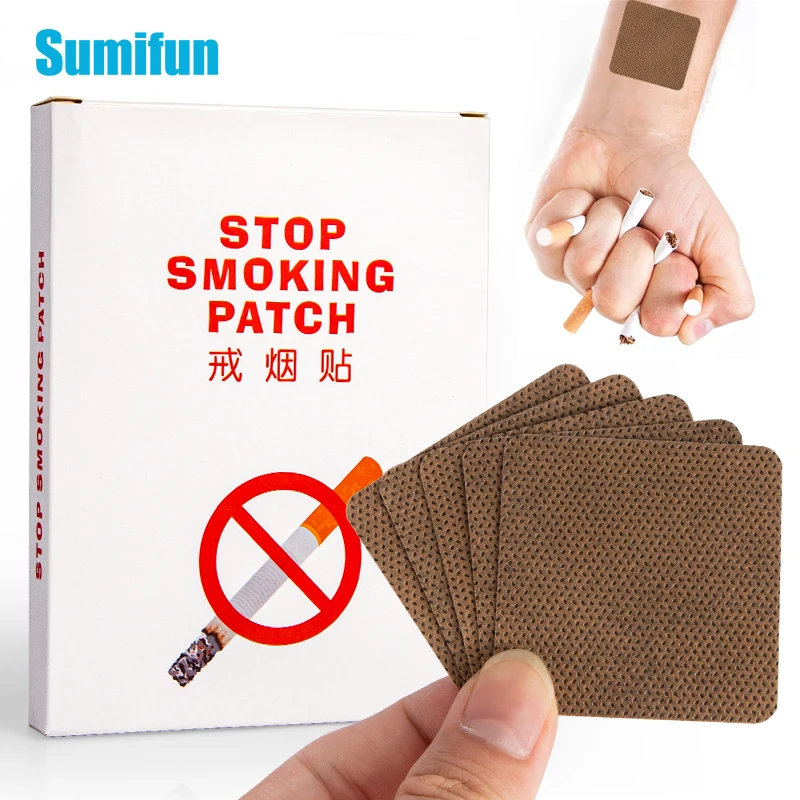 

10Pcs/Box Quit Smoking Plaster Stop Smok Herbal Patch Nicotine Replacement Protect The Lungs Body Health Care Medical Plaster