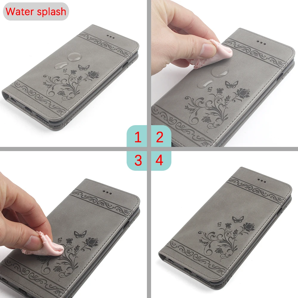 Модный Роскошный кожаный чехол для Zte Nubia M2 Lite с откидной крышкой и бумажником