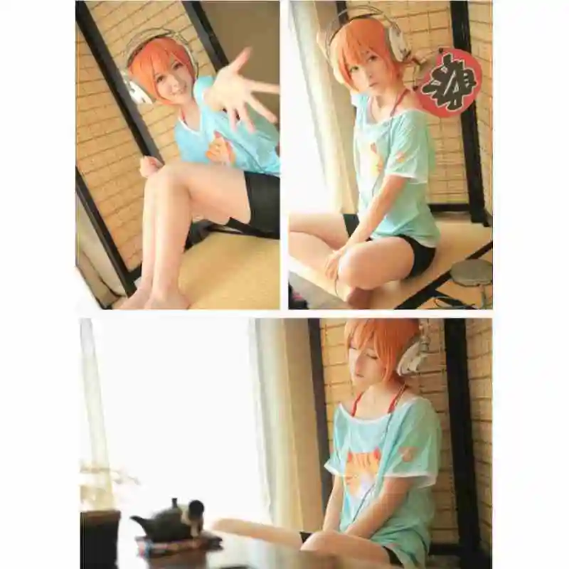 

High quality Rin Hoshizora Cosplay Wig LoveLive! Love Live Costume Play Adult Wigs Halloween Anime clothing free shipping