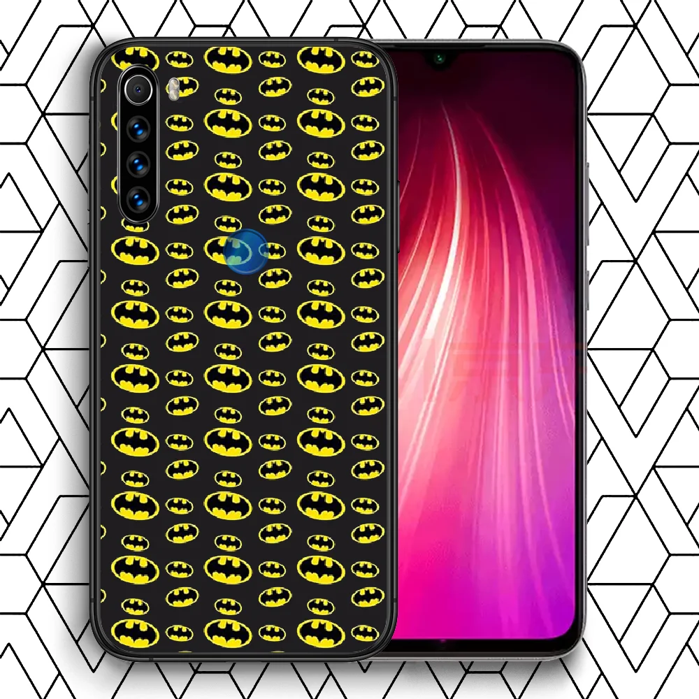 

Movie Superhero Batmans Phone Case Cover Hull For XIAOMI Redmi 7 7a 8 8a 9 9a NOTE 6 7 8 8t 9 9s Pro Max 4X black Prime Silicone