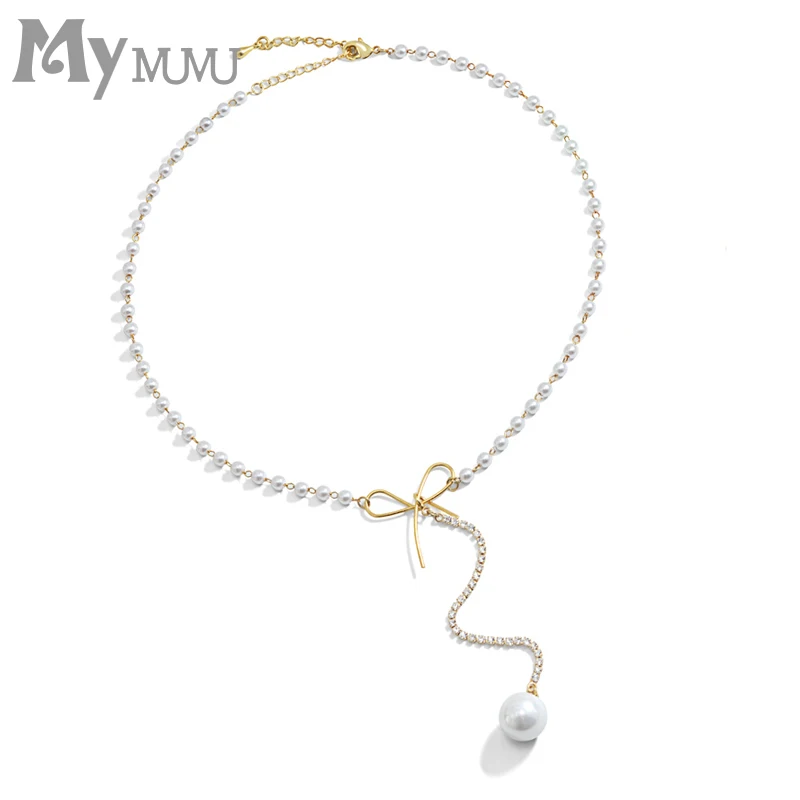 Ожерелье женская версия простая Студенческая цепочка до ключиц женское короткое