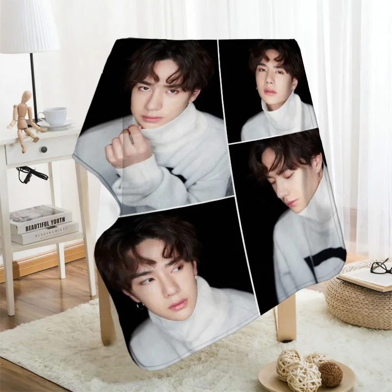 YiBo незакрытое фланелевое одеяло дизайн вашего собственного одеяла для дивана