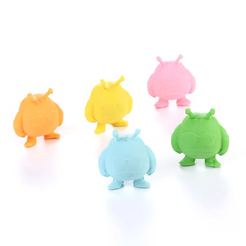 Собака жевательная игрушка звук робот латексная щебня маленький человек форма