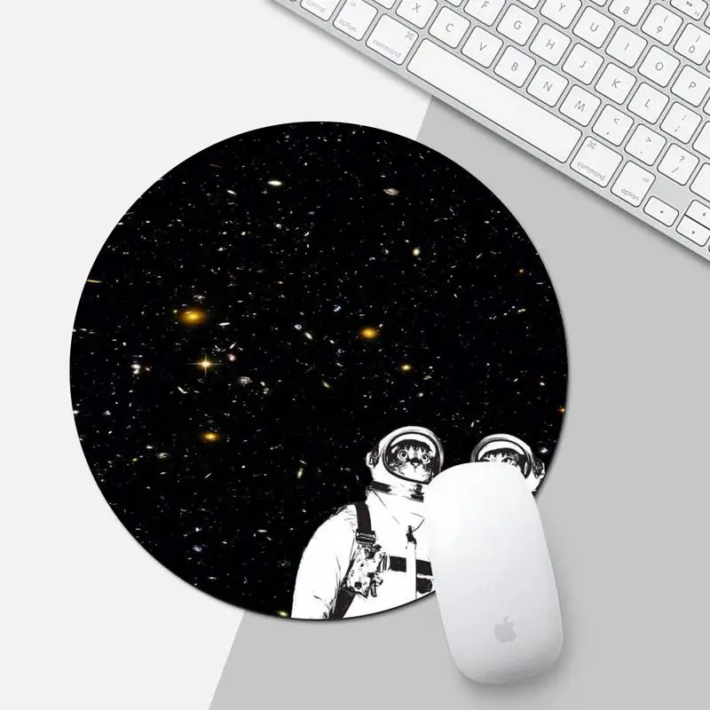 

Astronaut space gamer play mats Mousepad Desk Table Protect Game Office Work Round Mouse Mat pad XL Non-slip Laptop Cushion