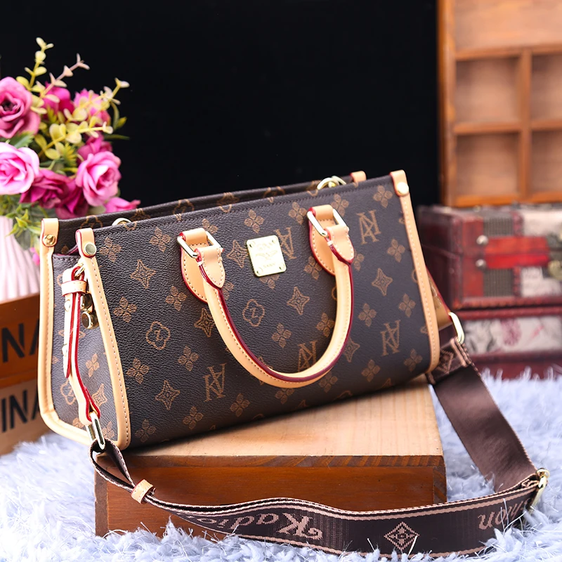 

Genuine Leather Top-handle Hand Bag for Women Lady Large Capacity Shopping Totes 2021 New Fashion Shoulder Messenger Bucket Bags