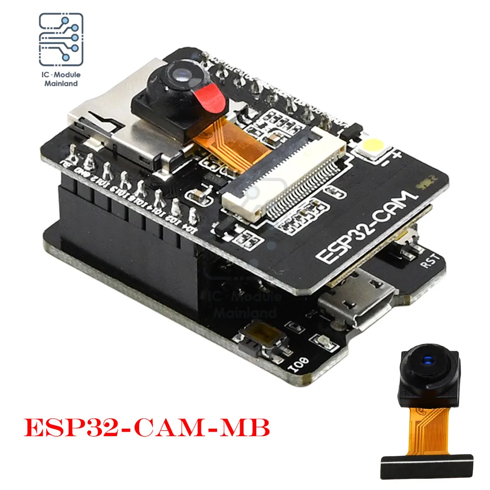 ESP32-CAM-MB ESP-32 ESP32 WIFI Bluetooth Development Board OV2640 Camera MICRO USB To Serial Port CH340G For Arduino Nodemcu