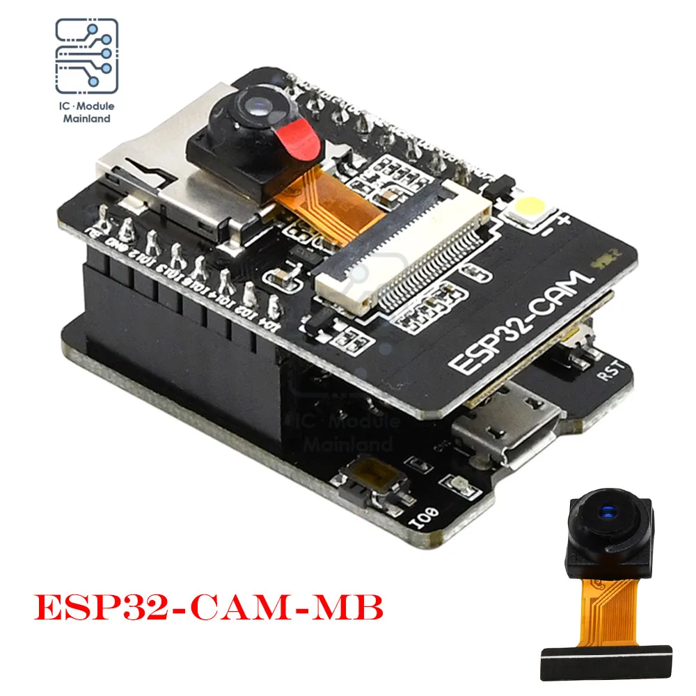 ESP32 CAM MB ESP 32 WI FI Bluetooth макетная плата OV2640 Камера для микро флеш накопителя USB