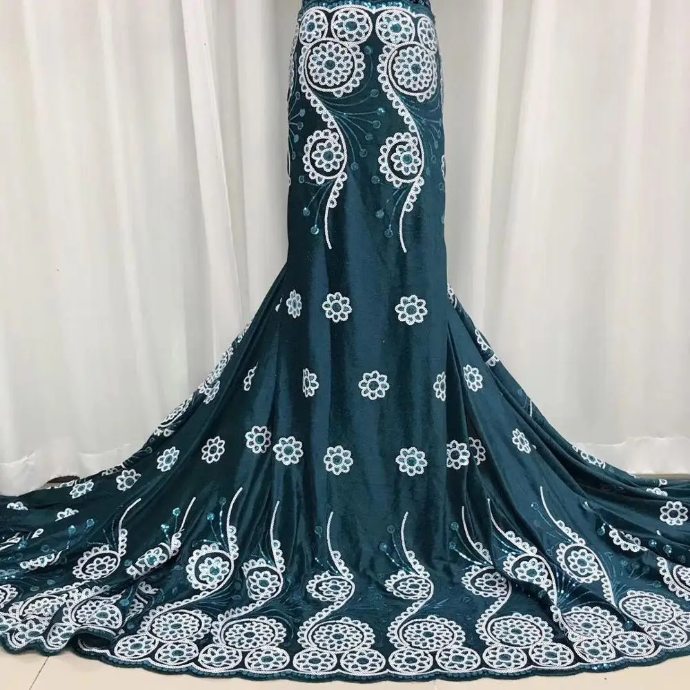 2020 оптовая продажа Роскошная темно-синяя кружевная рубашка Джордж вечернее