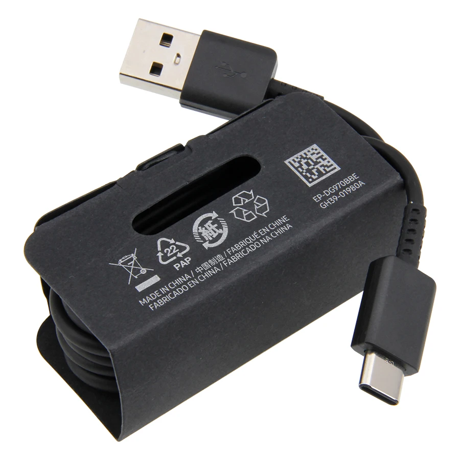 Зарядный кабель USB Type-C 1 м для Samsung Galaxy S10e S10 S9 S8 Plus Active Note 9 8 более быстрый зарядный