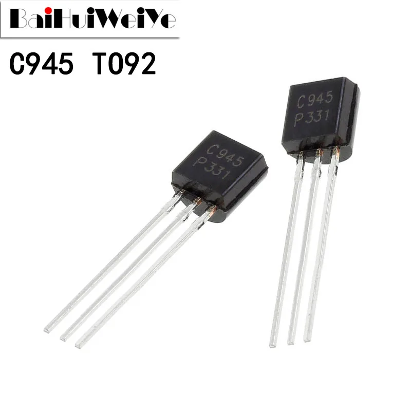 

100PCS/LOT 2SC945 C945 945 0.15A/50V NPN TO-92 TO92 DIP Triode Transistor New Original Good Quality Chipset