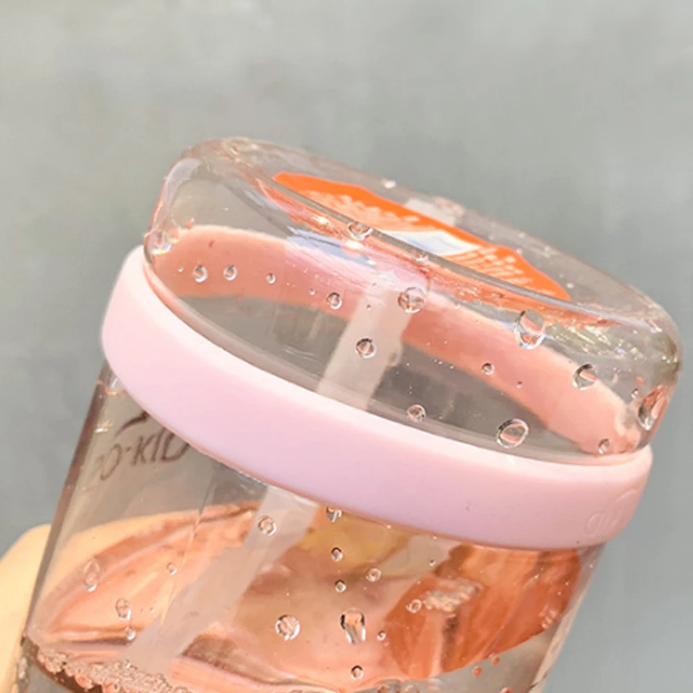 

2021 550/850/1000ML Portable Water Bottle With Straw Leakproof Sports Drinks Drinking Measurements Mugs