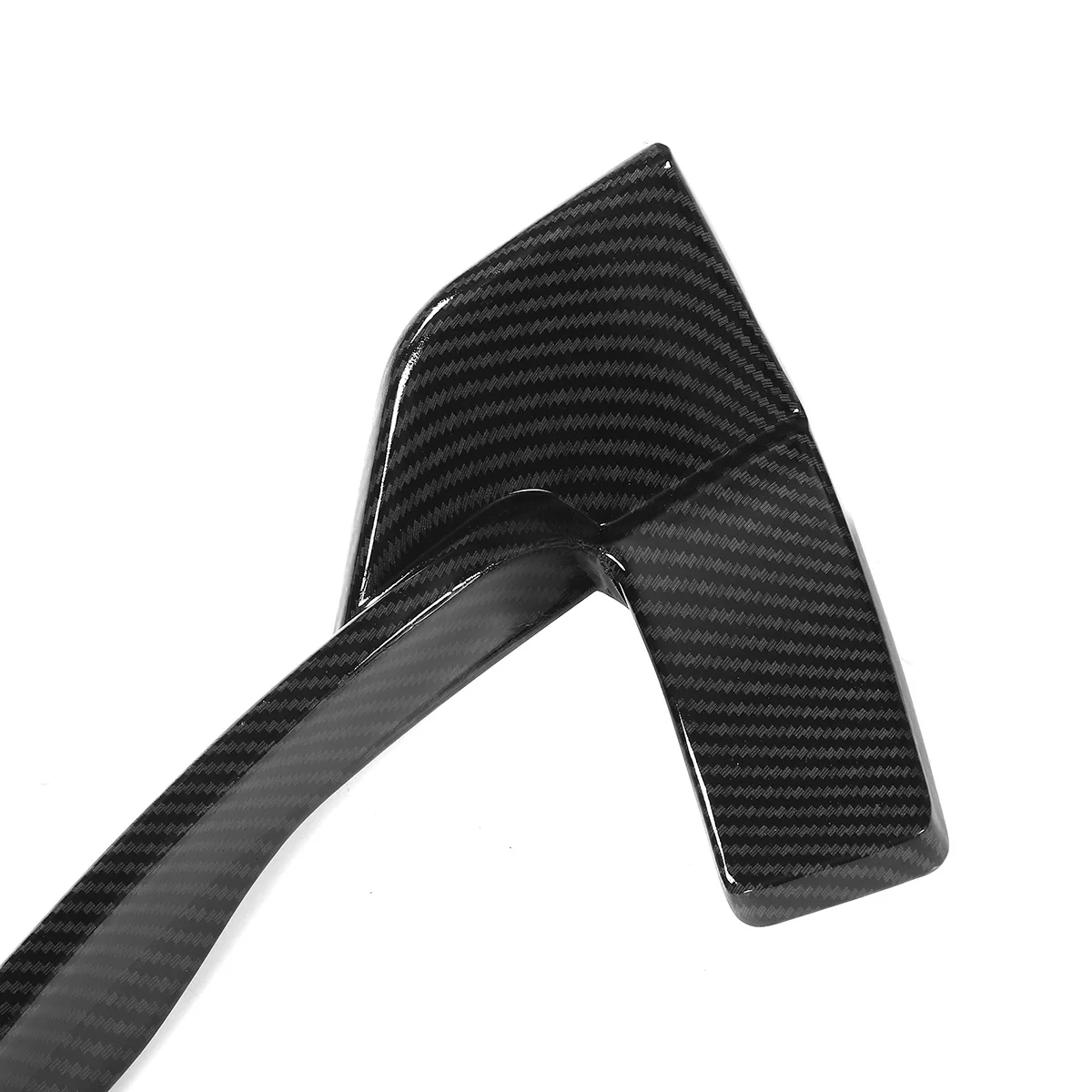 

3 Piece Glossy Black/Carbon Fiber Look Car Front Bumper Splitter Lip Diffuser Spoiler For Mercedes For Benz GLC X253 2016-2019