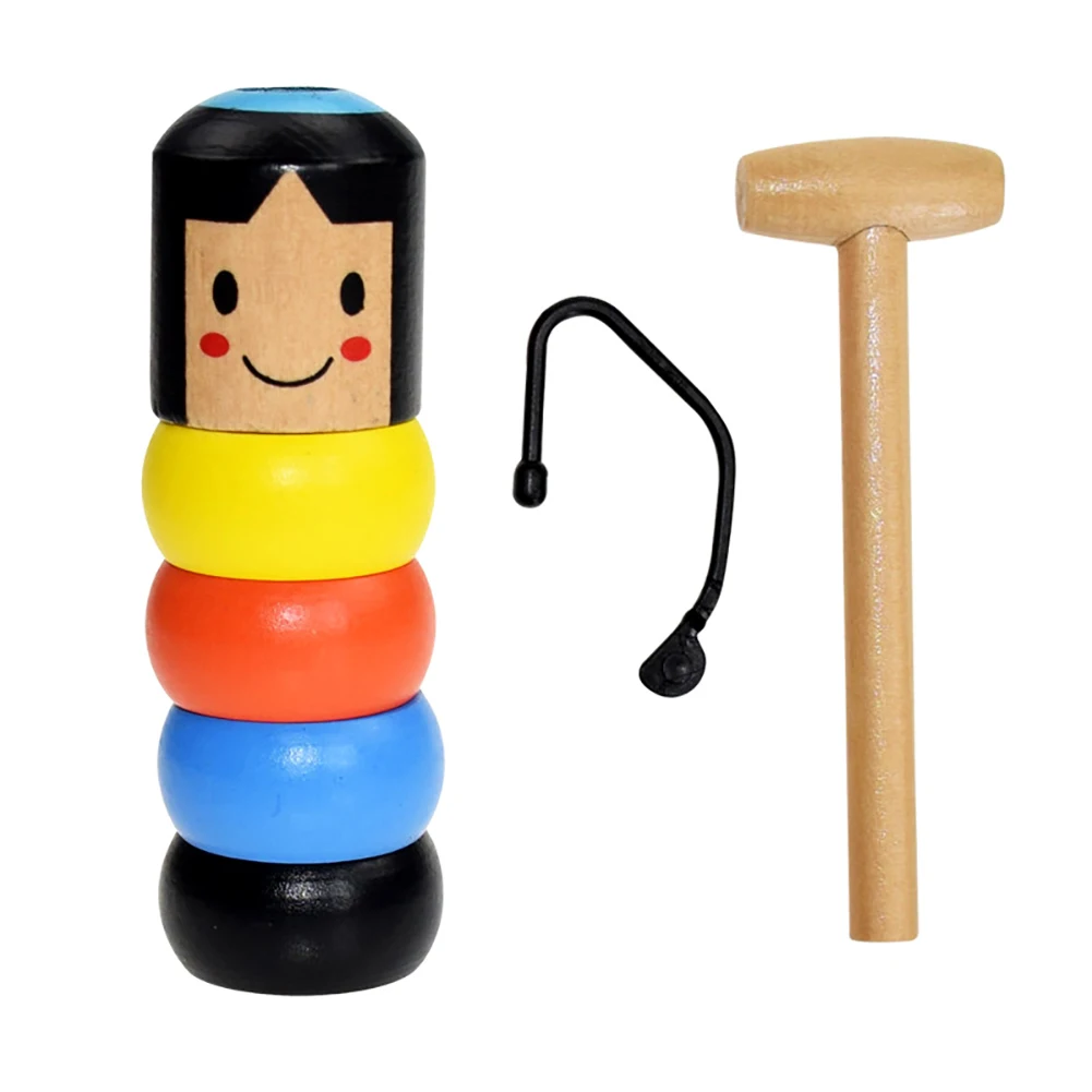 1 Набор бессмертный Дарума Небьющийся деревянный человек волшебная игрушка