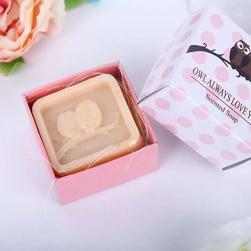 20 шт./лот мыло в форме совы подарок свадебные сувениры и подарки на день рождения