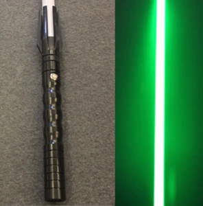 black-green ZJW YDD светильник саблей с когтями игрушки 100 см 6 цветов светильник саблей металлический меч RGB лазер джедай ситх люк светильник саблей металлическая ручка меч - Цвет: black-green