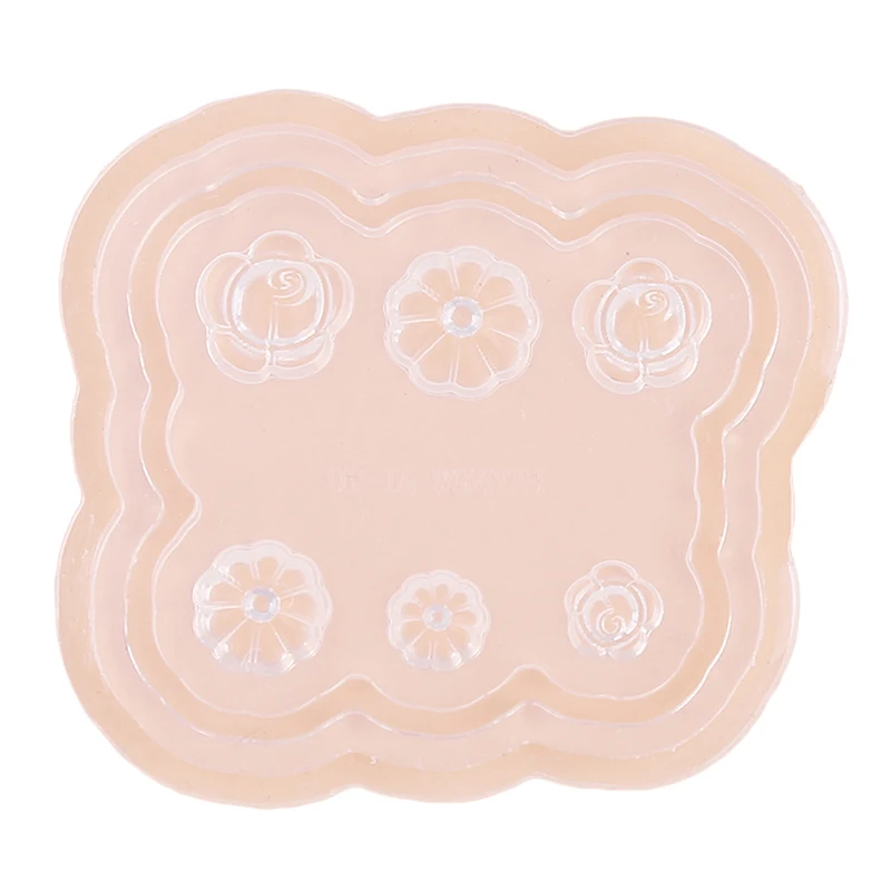 1PC Nail Art Silicone Mold Fashion Flower Daisy Pattern 3D Leaves Books Form UV Gel Design Manicure Accessory Tool | Красота и