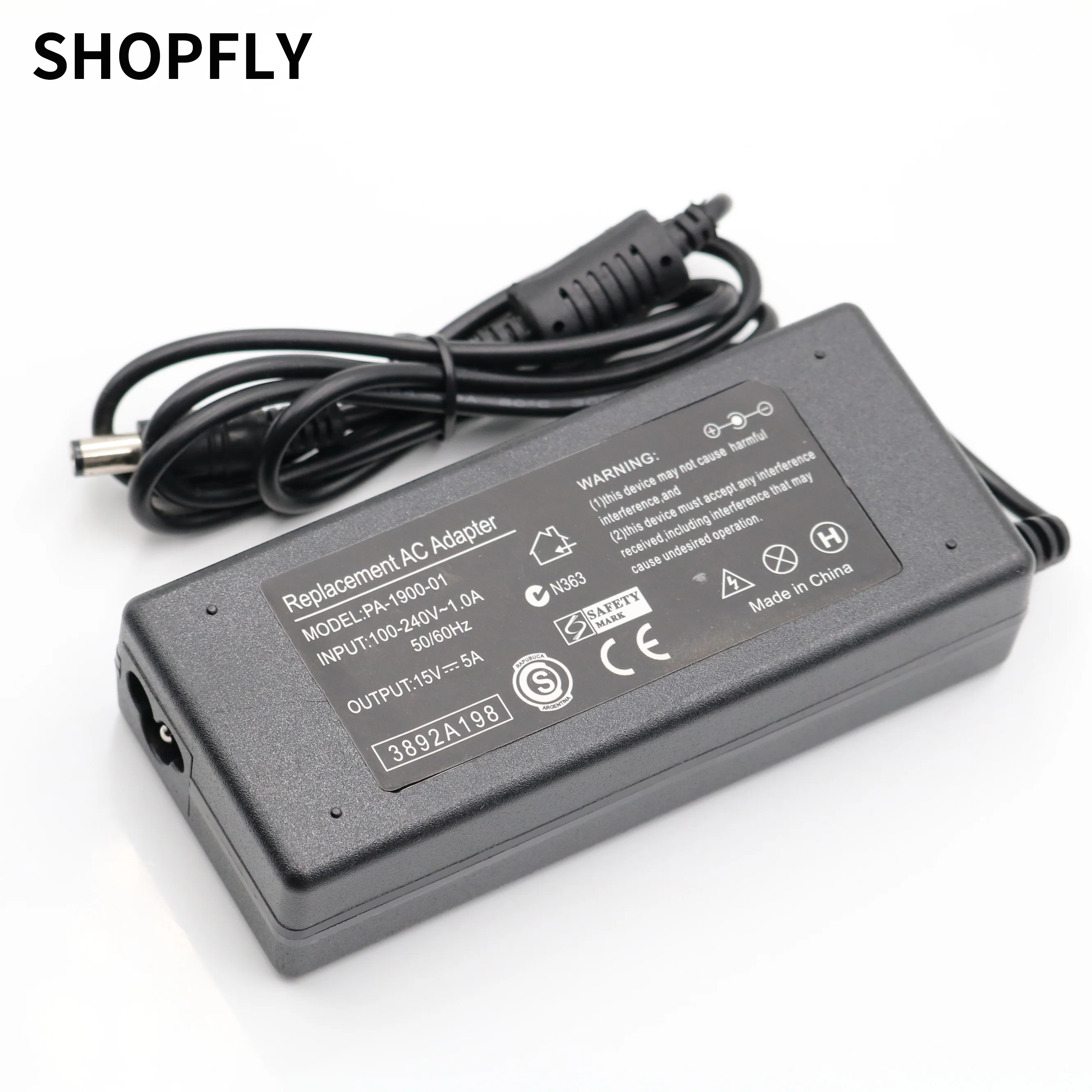 15V 5A Питание Зарядное устройство ноутбук адаптер переменного тока для TOSHIBA PA3755E 1AC3