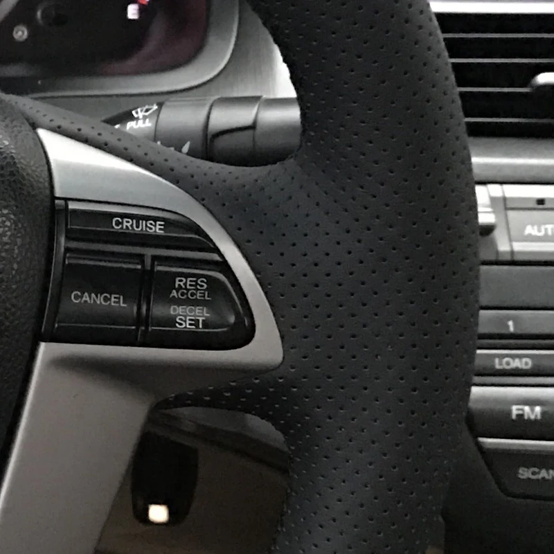 

Steering Wheel Cover DIY For Honda Odyssey 2012 Accord 2008 Top Layer Leather Car Accessories