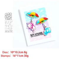 fox and kite metal cutting dies and stamps stencil for diy scrapbooking embossing cards 2021 stampin up stamps and cutting dies