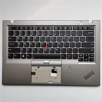 new for lenovo thinkpad x1 carbon 5th 20hr 20hq 20k4 20k3 2017 palmrest with us keyboard bezel upper case fp silvery