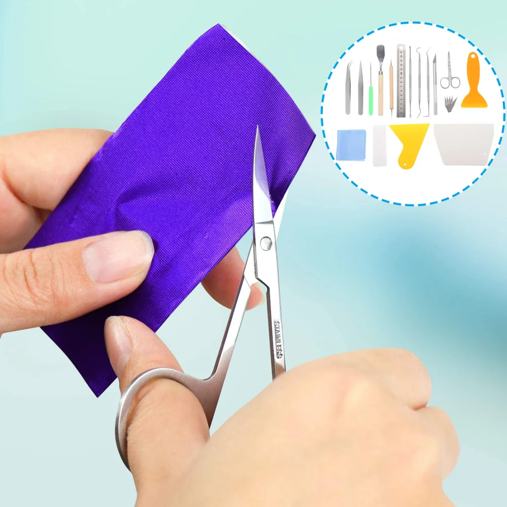 

21pcs/Set Weeding Tool Kit Tweezers Carving Knives Ruler Craft Vinyl Tools