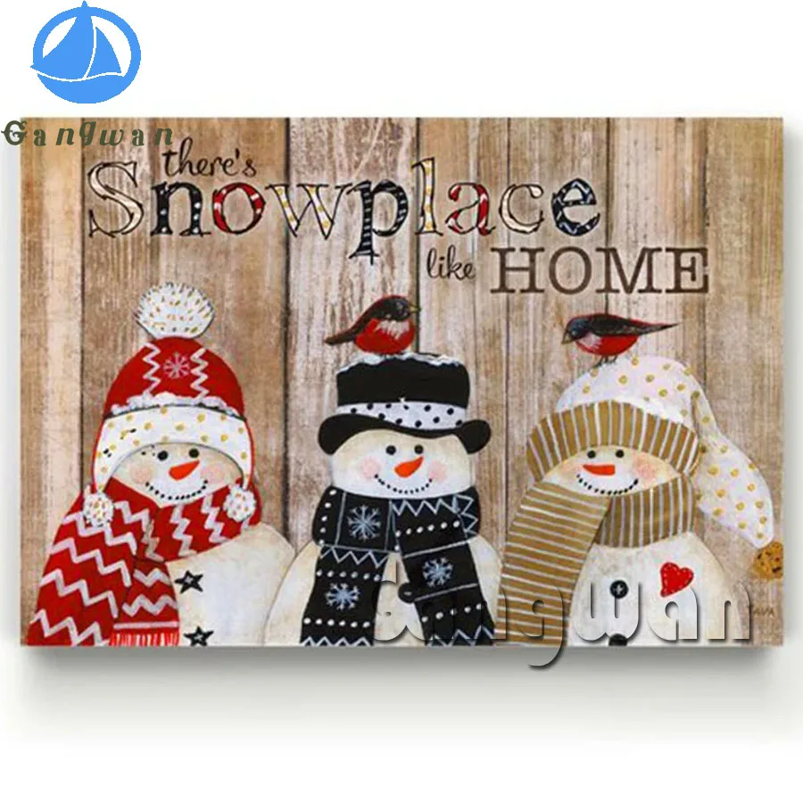 

5d diy diamond embroidery sale Cute snowman, full square round diamond painting 5d diy mosaic handmade gift kids handicraft art