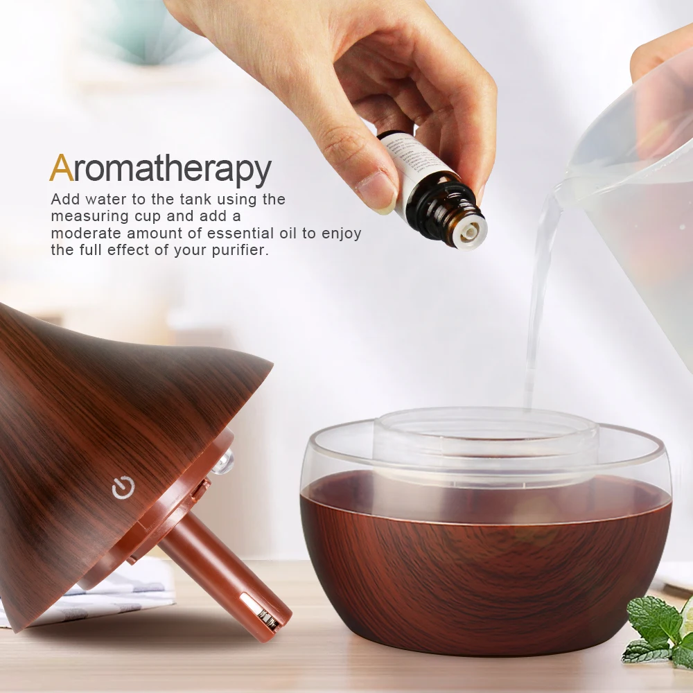 

DEKAXI 300ml USB Electric Ultrasonic Air Humidifier Aroma Air Diffuser Essential Oil Aromatherapy Cool Mist Maker For Home