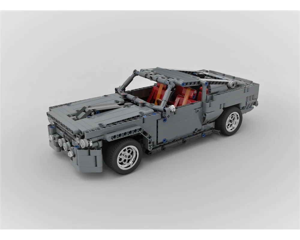 Новая технология строительный блок moc 24745 Mustang GT500 модель автомобиля орнамент