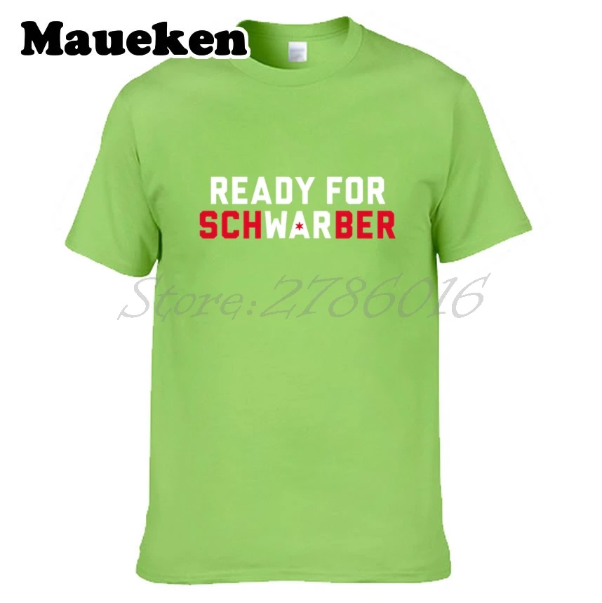 

Men Kyle Schwarber #12 Ready for Schwarber T-shirt Clothes T Shirt Men's for fans gift o-neck tee W17082521