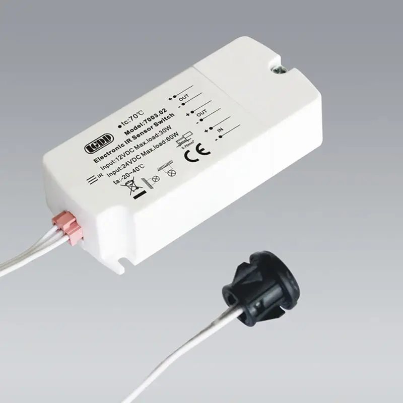 DC12V инфракрасный сенсорный выключатель ручной волны светодиодный светильник для