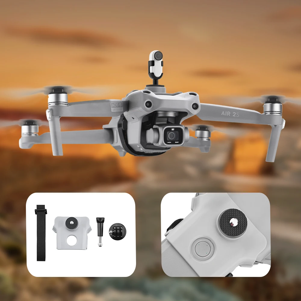 Верхний удлинитель для камеры заполнясветильник Кронштейн Держатель DJI Air 2s Drone