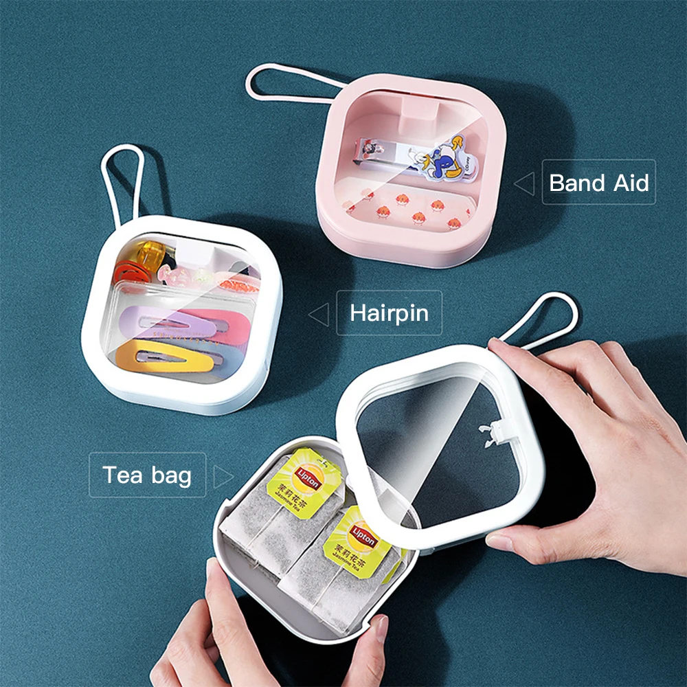 

Portable Travel Pill Organizer Dispenser Samll Medicine Pill's Box Compartment Plastic Storage Case Container for Small Things