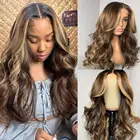 Парики из натуральных волос окрашенные с эффектом балаяж #430