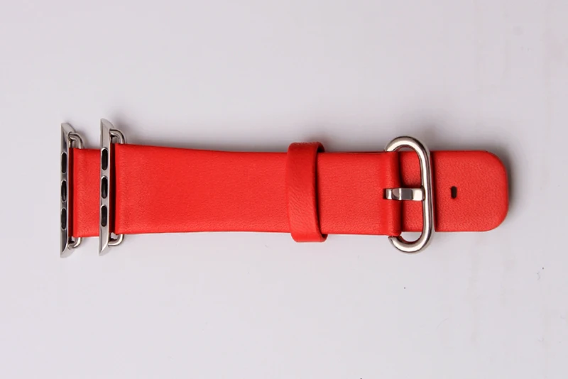 Ремешок из натуральной телячьей кожи 44 мм 40 мм для Apple Watch 42 мм iwatch 5 4 3 ремень 38 мм Женский браслет с разъемом адаптера