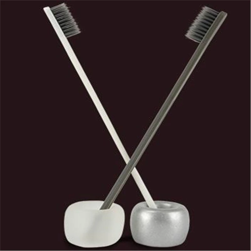 

Ultra Reusable Fine Bamboo Charcoal Toothbrushes Set Adult Soft Bristles Anti-skid Couple Toothbrush Men Women High Density