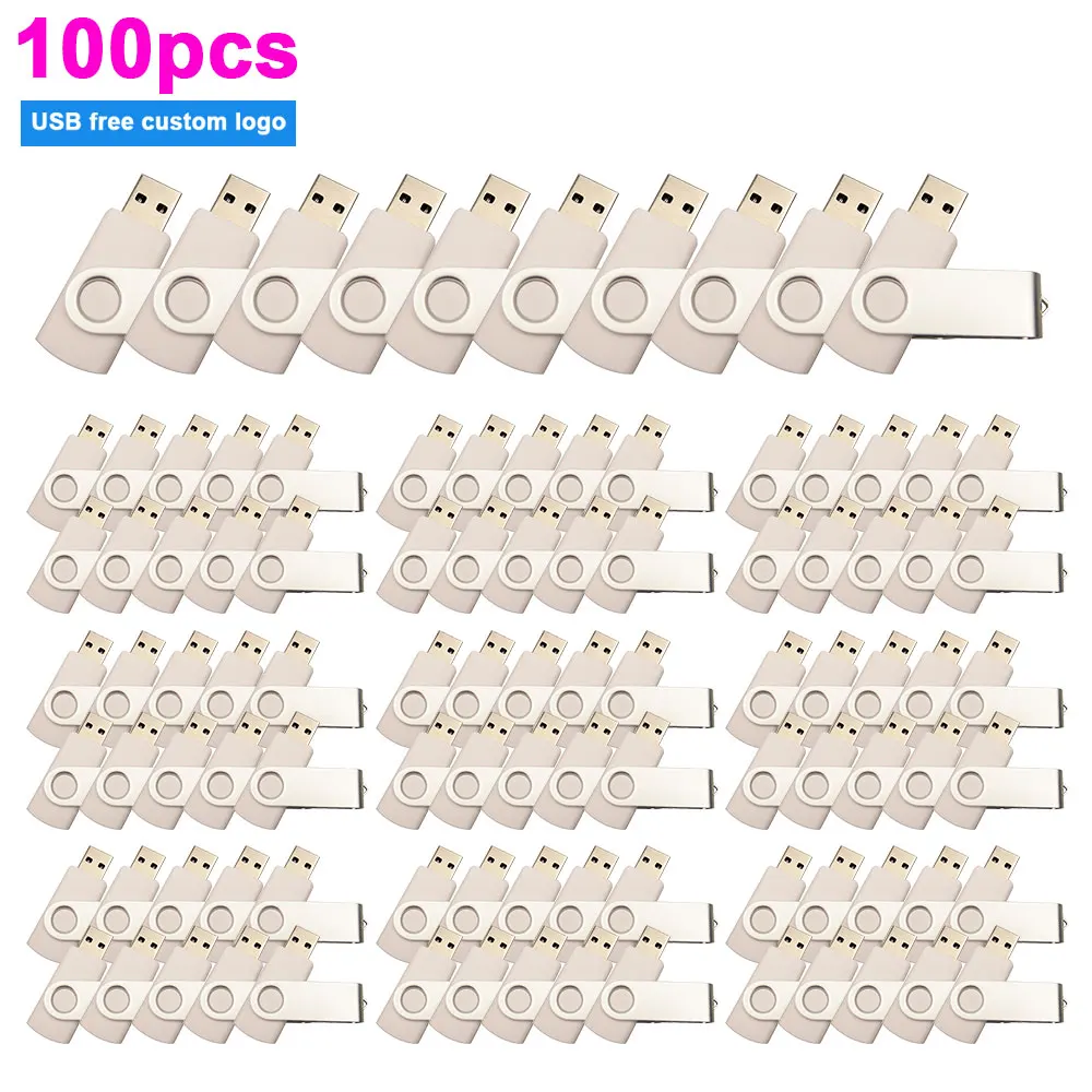 

100pcs/lot usb flash drives 4gb/8gb/16gb/32gb/64GB memoria USB 2.0 Free custom logo 128gb memory Pendrive for gifts photography