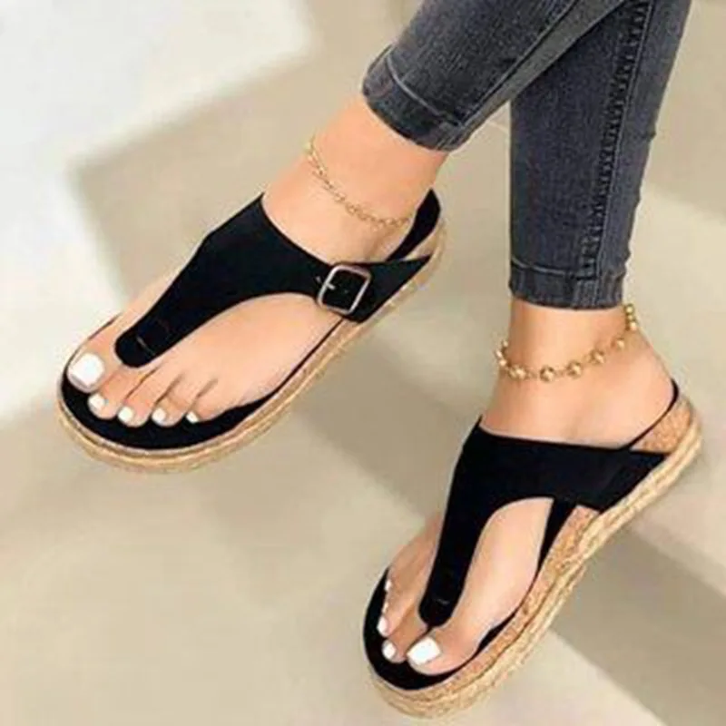

Summer flip-flops 2021 fashion trend Cork slippers for men flip-flops for students outdoor slippers